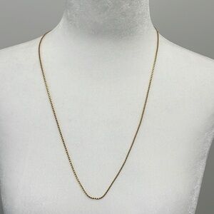 Vintage D’Orlan Gold Chain Necklace

Hangs approximately 12” from clasp
